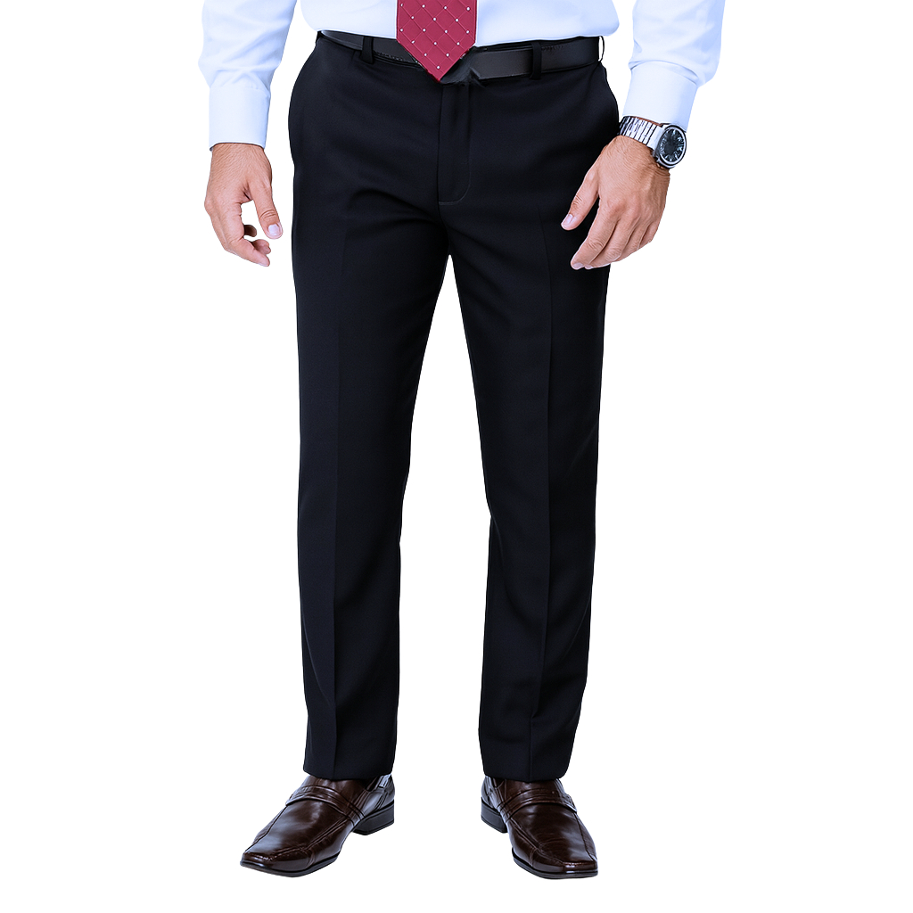 Calça Social Masculina Básica em Oxford