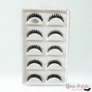 Cilios postiços H13 MINI - Cartela com 05 pares em Oferta na Shopee