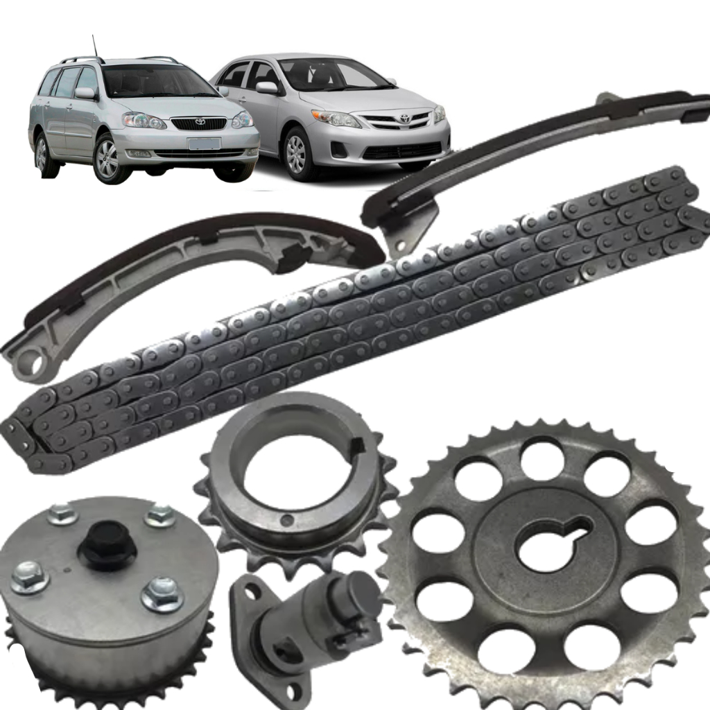 Kit de Corrente do Comando Toyota Fielder Corolla 1.8 16v 2003 2004 2005 2006 2007 2008 2009 2010