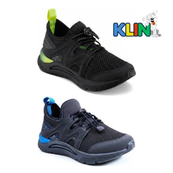 Tênis Klin New Sport Infantil Esportivo Ajuste Elástico Leve Confortável Menino
