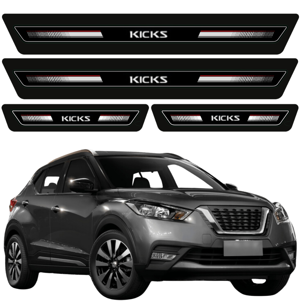 Soleira Adesiva Speed Protetor Porta Nissan Kicks 2019 2020 2021 2022 2023 2024 2025