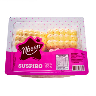 Suspiro Nbonn Bandeja C/8 Un 120g Doce em Oferta na Shopee