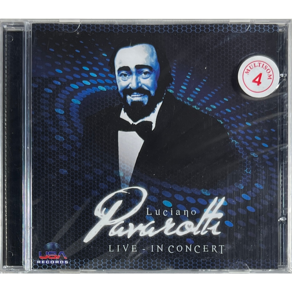 Luciano Pavarotti - Live In Concert - CD Original Lacrado