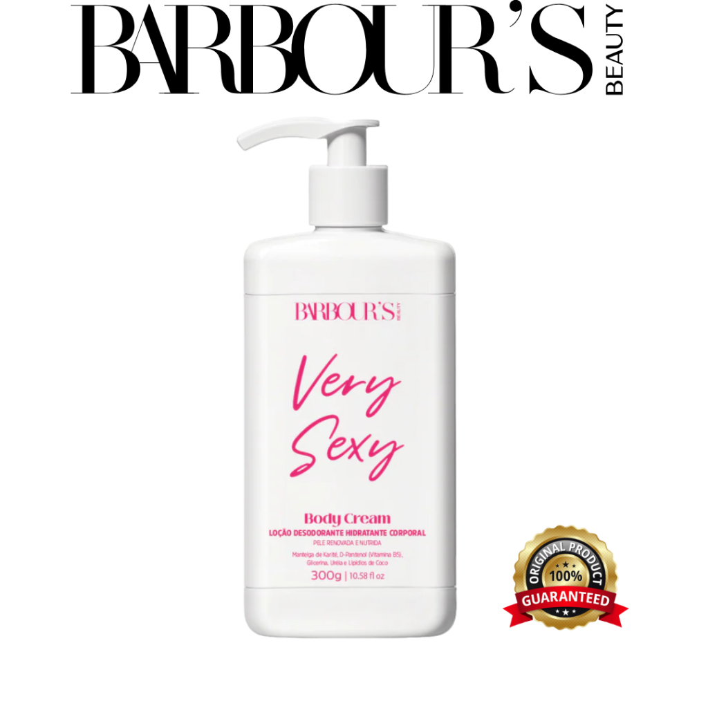 Body Cream Corporal Very Sexy Barbour's  - 300g em Oferta na Shopee