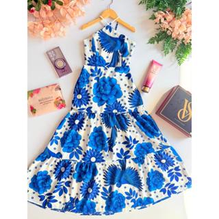 Vestido longo infanto juvenil menina em Oferta na Shopee