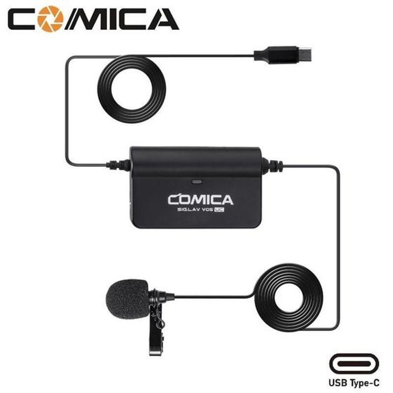 Microfone Comica SIG.LAV V05 Lapela