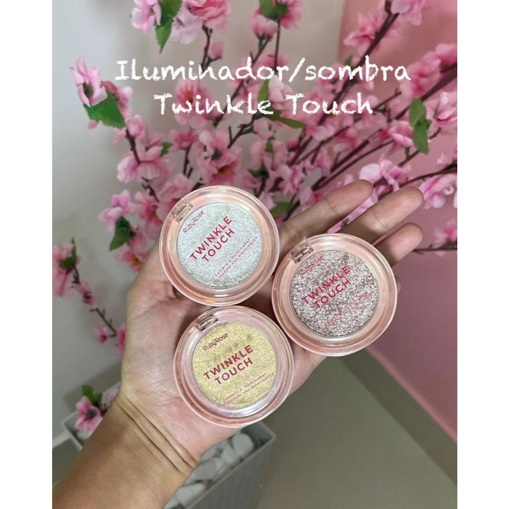 Sombra e Iluminador Twinkle Touch Ruby Rose em Oferta na Shopee