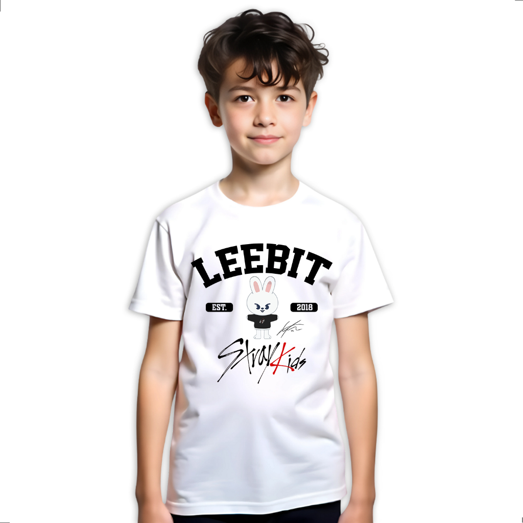 Camiseta Infantil Stray Kids K-Pop Felix Bang Han Lee LK-621