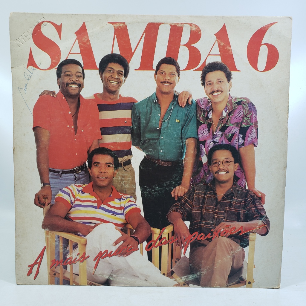 LP A Mais Pura Das Paixões- Samba 6 1987