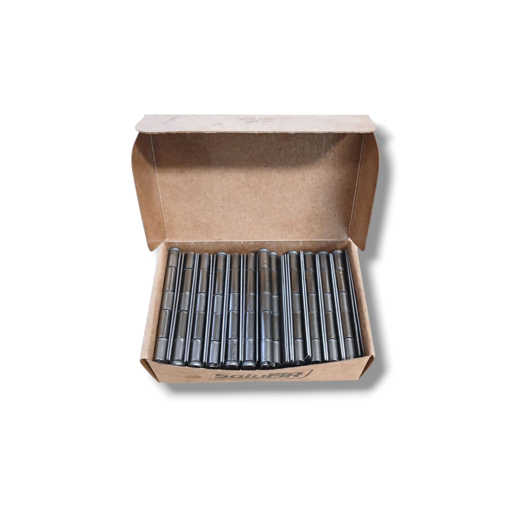 Dobradiça 2.1/2 43mm Caixa C/ 24 Peças Polida Tipo 106 em Oferta na Shopee