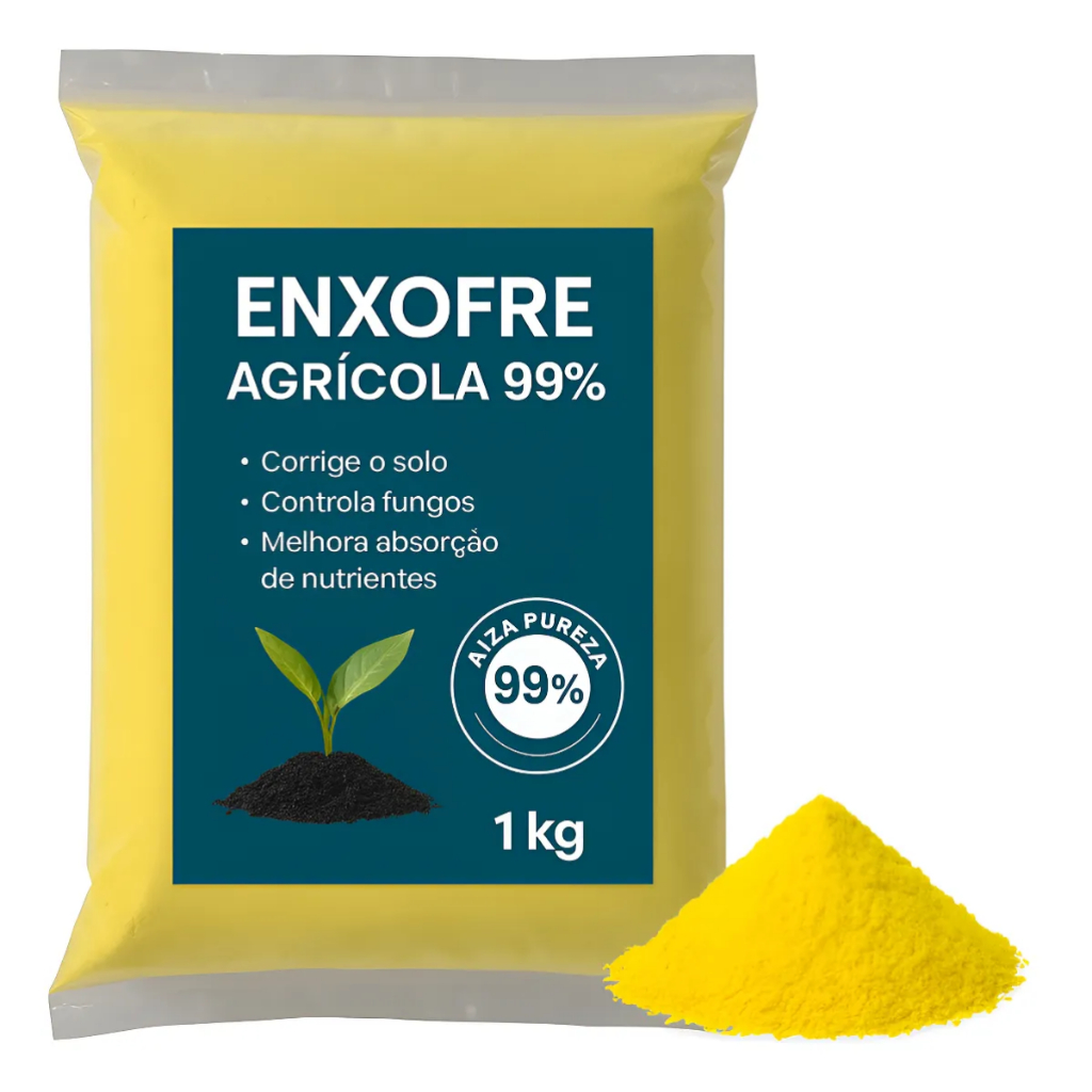 Enxofre Concentrado Pó Elementar - 1 kg em Oferta na Shopee