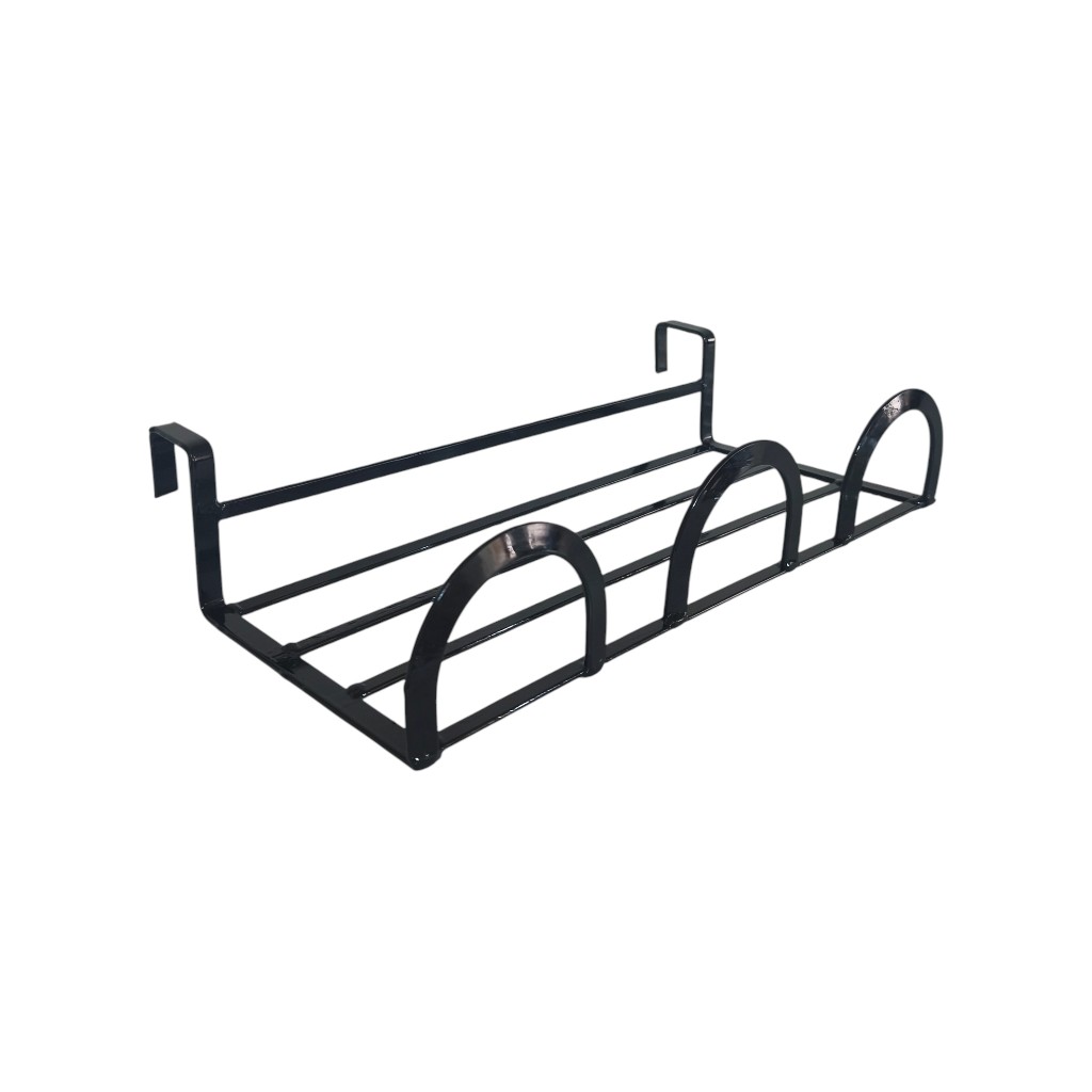 Suporte para Jardineira Plantas Vasos 40cm para Grade de Sacada, Varanda e Beiral