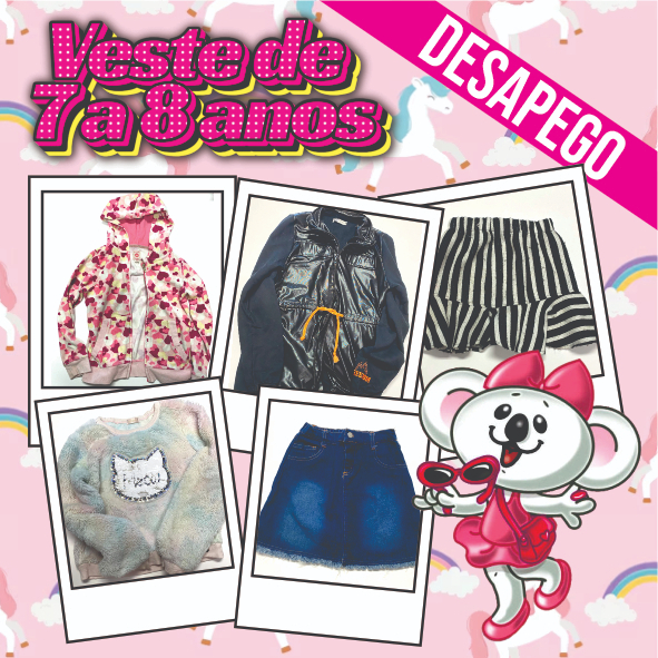 Roupas femininas infantil 7 a 8 anos desapego no precinho em Oferta na Shopee