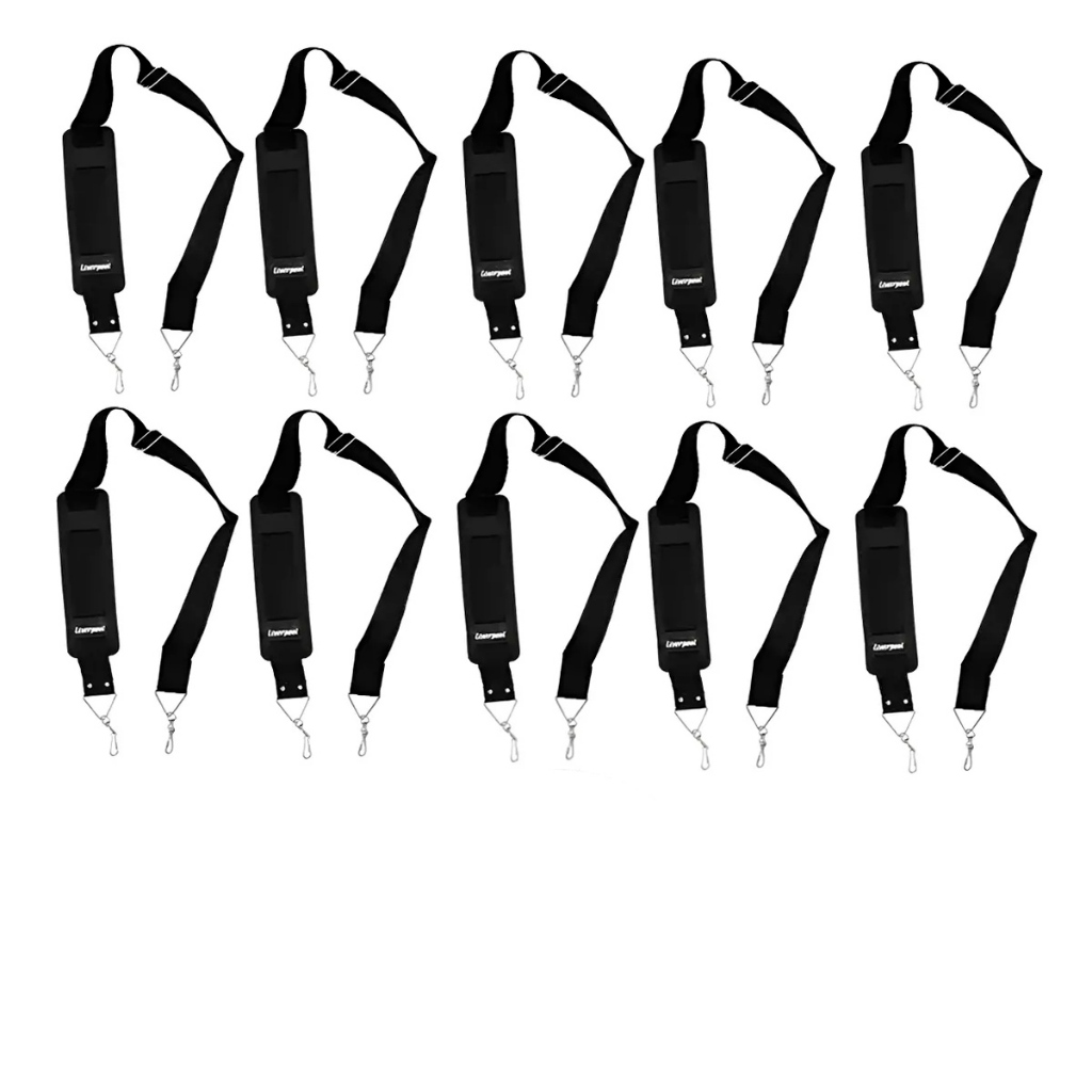 Kit10 Talabarte Correia Ombreira Cx Tarol 2 Gancho Liverpool em Oferta na Shopee