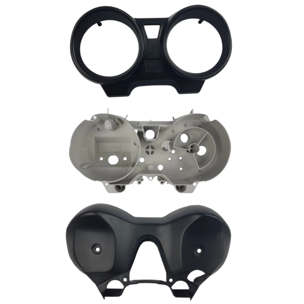 Kit Carcaça Painel Velocímetro CG 150 Titan Fan 2004 2005 2006 2007 2008 2009 2010 2011 2012 2013 2014 2015 Preto Wester em Oferta na Shopee