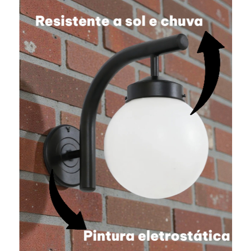 Arandela Globo Externa: Onde Comprar | BuscaProdutos