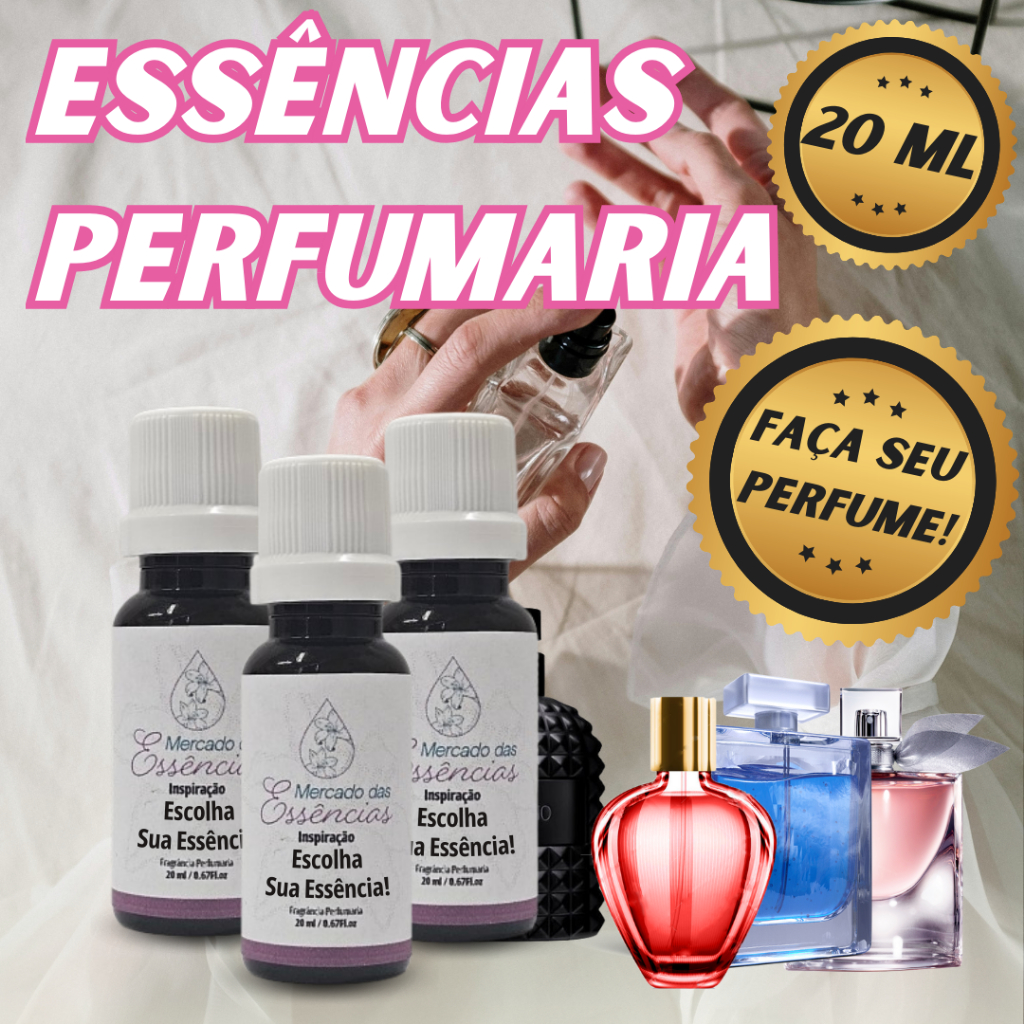 Essência Premium Para Perfumaria Alta Fixação e Concentrada