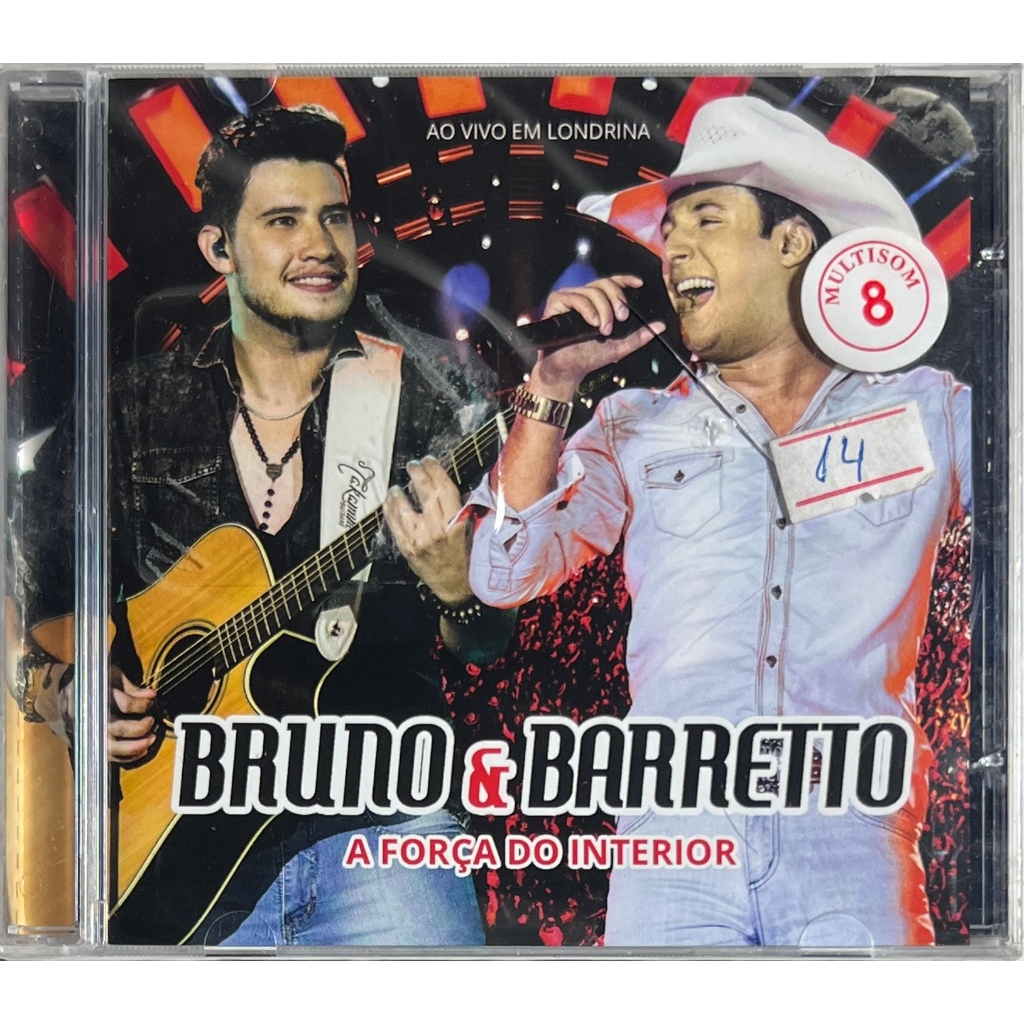 CD - Bruno & Barretto - A Força do Interior - Original Lacrado