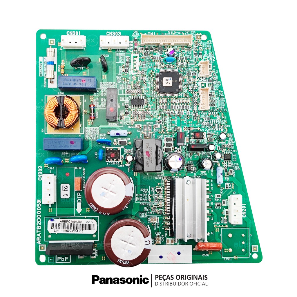 Placa Principal Refrigerador Panasonic BT48 BT49 BT51 BT54 BT55 ARBPC1A04284 220v Novo Original