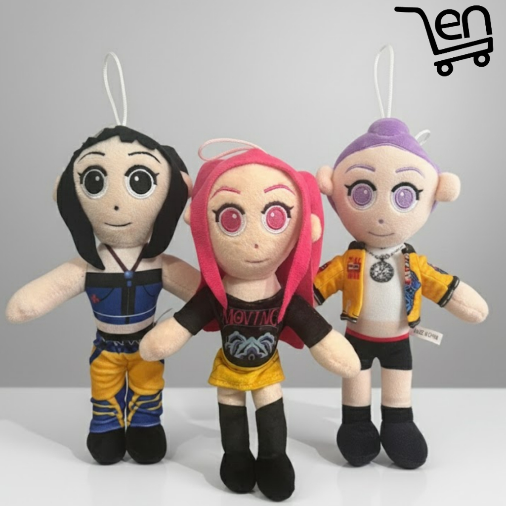 Pelucias Guerreiras Do Kpop Desenho Rumi Mira Zoey Anime Infantil  Boneco Brinquedo Almofada Desenho