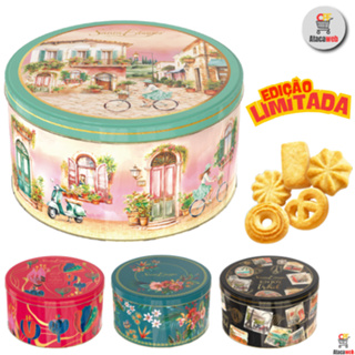 Lata Biscoito Bolacha Amanteigado 150g - Santa Edwiges - Presente e Decorativa em Oferta na Shopee