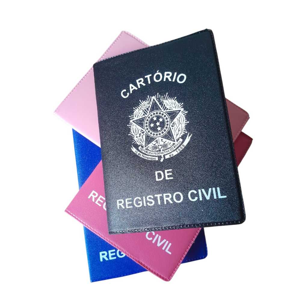 Capinha para certidão de Nascimento/Casamento em Oferta na Shopee