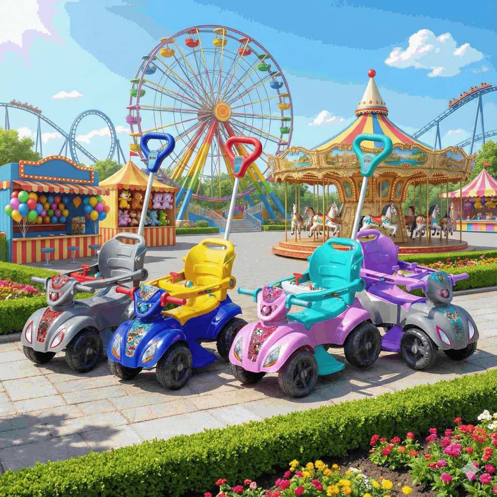 Quadriciclo Carrinho Infantil de Passeio Dog Spider Baby Aranha Menino Menina Empurrar Lançamento