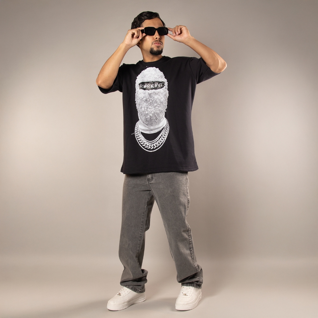 Calça Bag Jeans Larga Balão Estilo Skatista Carpenter Streetwear Premium Estilosa Preto