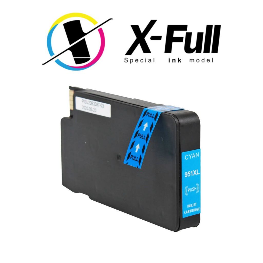 Cartucho de tinta compatível com HP 951XL 27ML C (8100 Pro 8600 / 8600 Plus / 8600)X-FULL