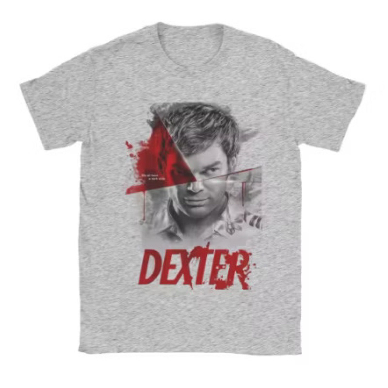 Camiseta Camisa Dexter Morgan Gains Red Estampa Adulto/Infantil Lançamento Unissex Em Algodão dexter serie filme