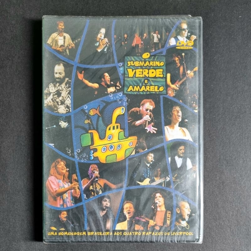 DVD Tributo Beatles Submarino Verde E Amarelo Jota Quest Nando Reis Ivan Lins João Bosco