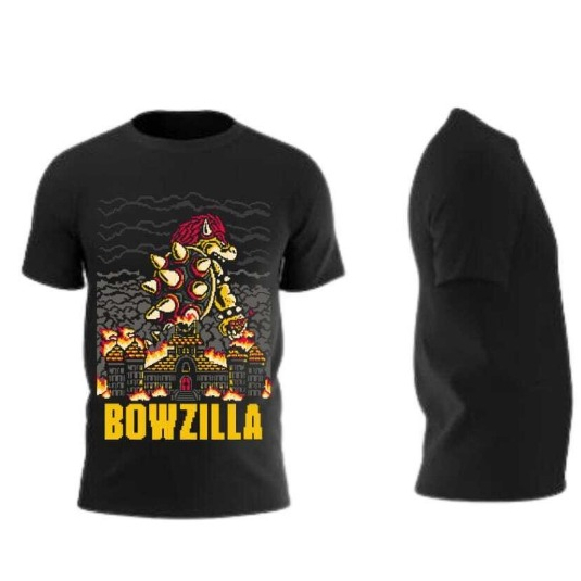 Detalhes do Camiseta Masculina Estampa “Bowzilla” Estilosa Casual P ao GG