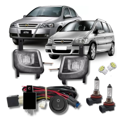 Kit Farol Milha Zafira 2005 2006 2007 2008 2009 2010 2011 12 em Oferta na Shopee