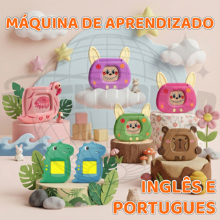 Brinquedo Educativo Flashcards Bilíngue Falante: Inglês e Português | Aprenda Brincando em Oferta na Shopee