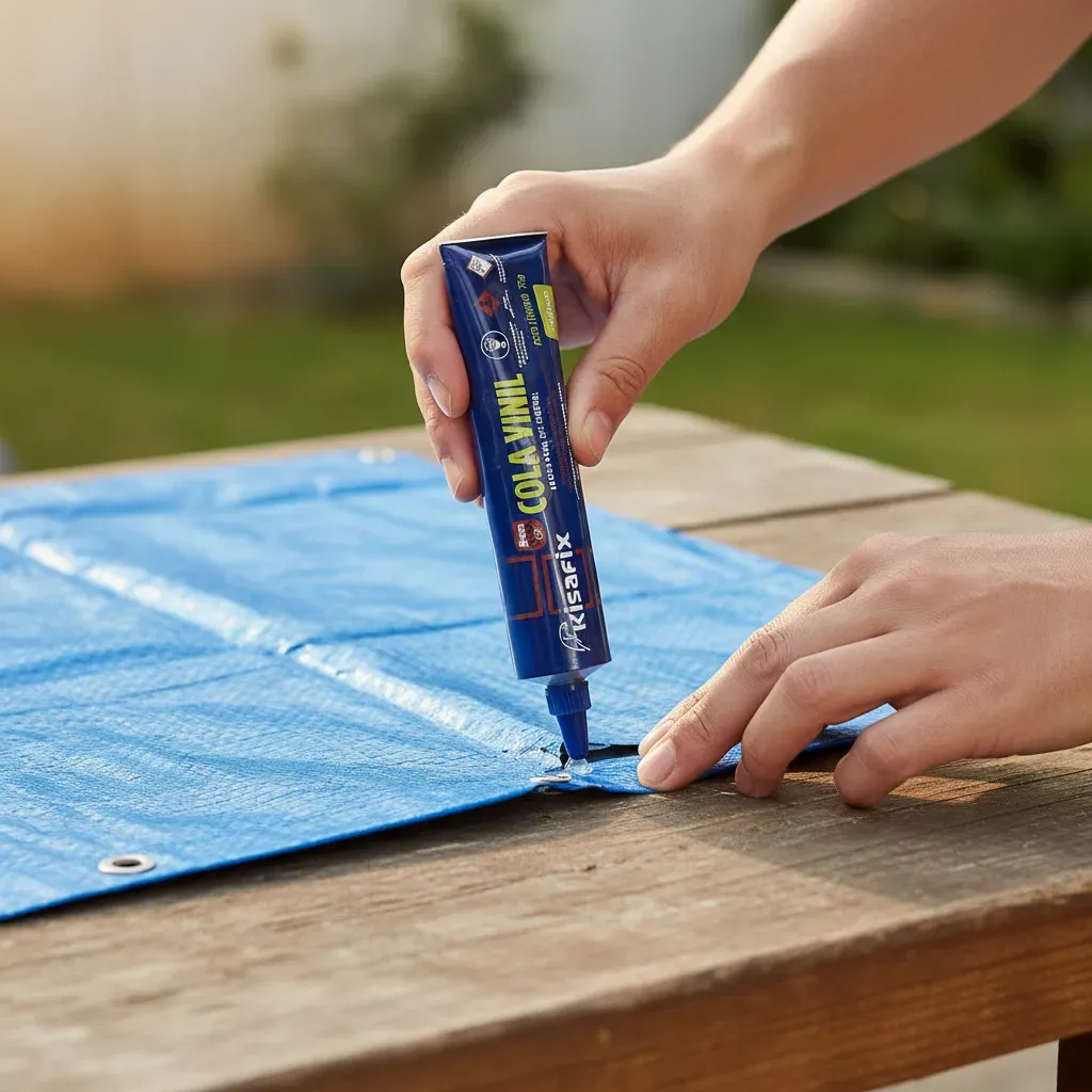 Cola Adesivo Contato Vinil Piscina, Lonas, Toldos, Flexivel, PVC 75gr Kisafix