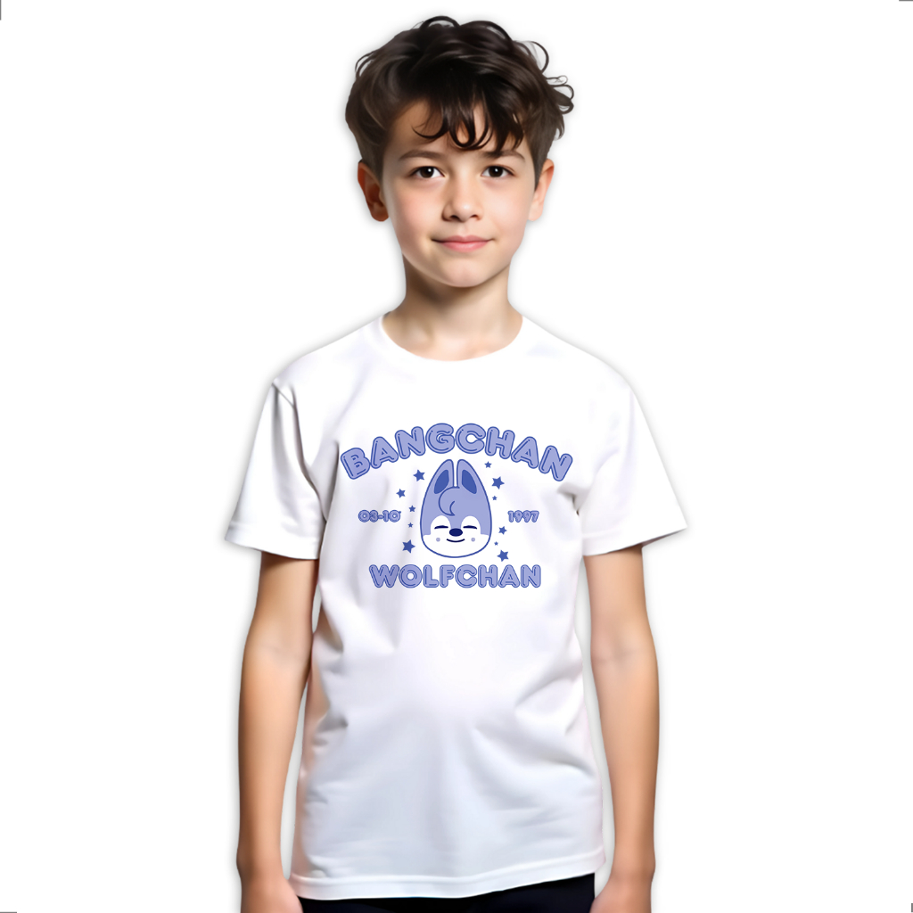 Camiseta Infantil Stray Kids K-Pop Felix Bang Han Lee LK-627
