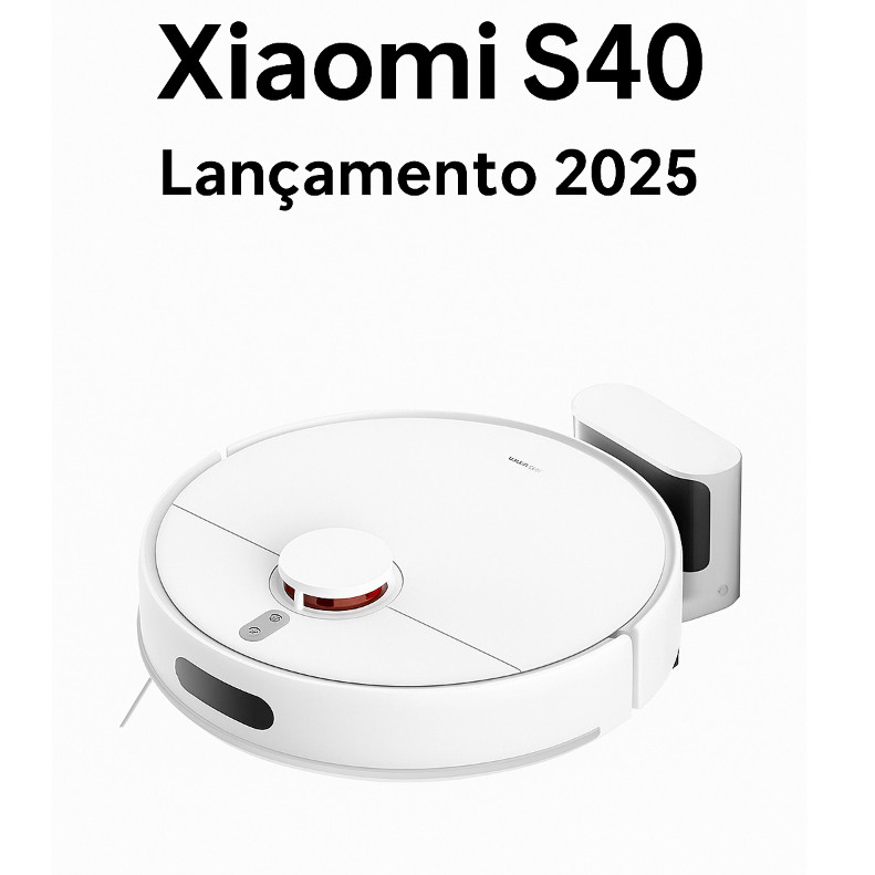 Robô Aspirador Xiaomi S40 | 10.000 Pa | Laser LDS | 70 Watts | Lançamento 2025 |