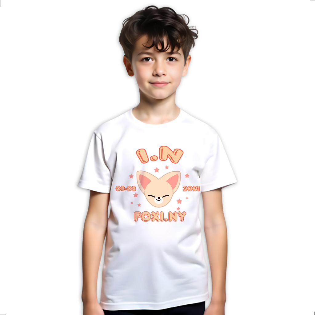 Camiseta Infantil Stray Kids K-Pop Felix Bang Han Lee LK-632