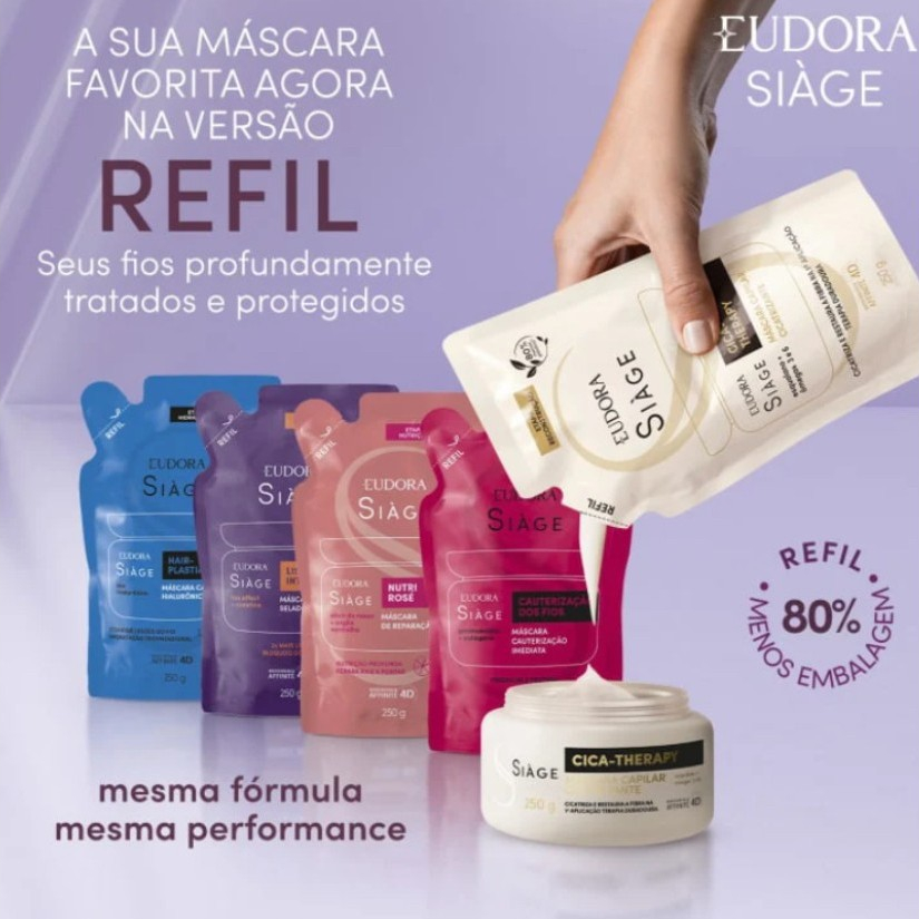 Eudora Refil Mascara Capilar Siage 250g