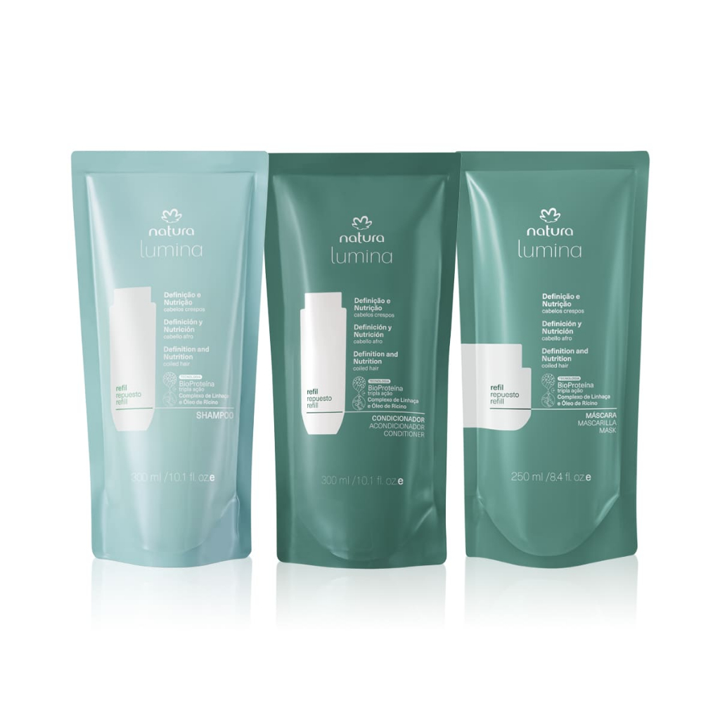 Natura Kit para Cabelos Crespos Lumina