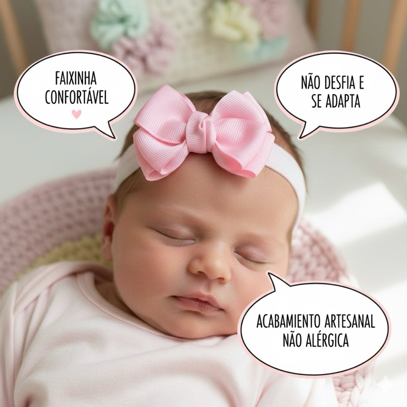 faixinhas ou Individual para bebê de qualidade meia de seda não desfia e nem perde a elasticidade
