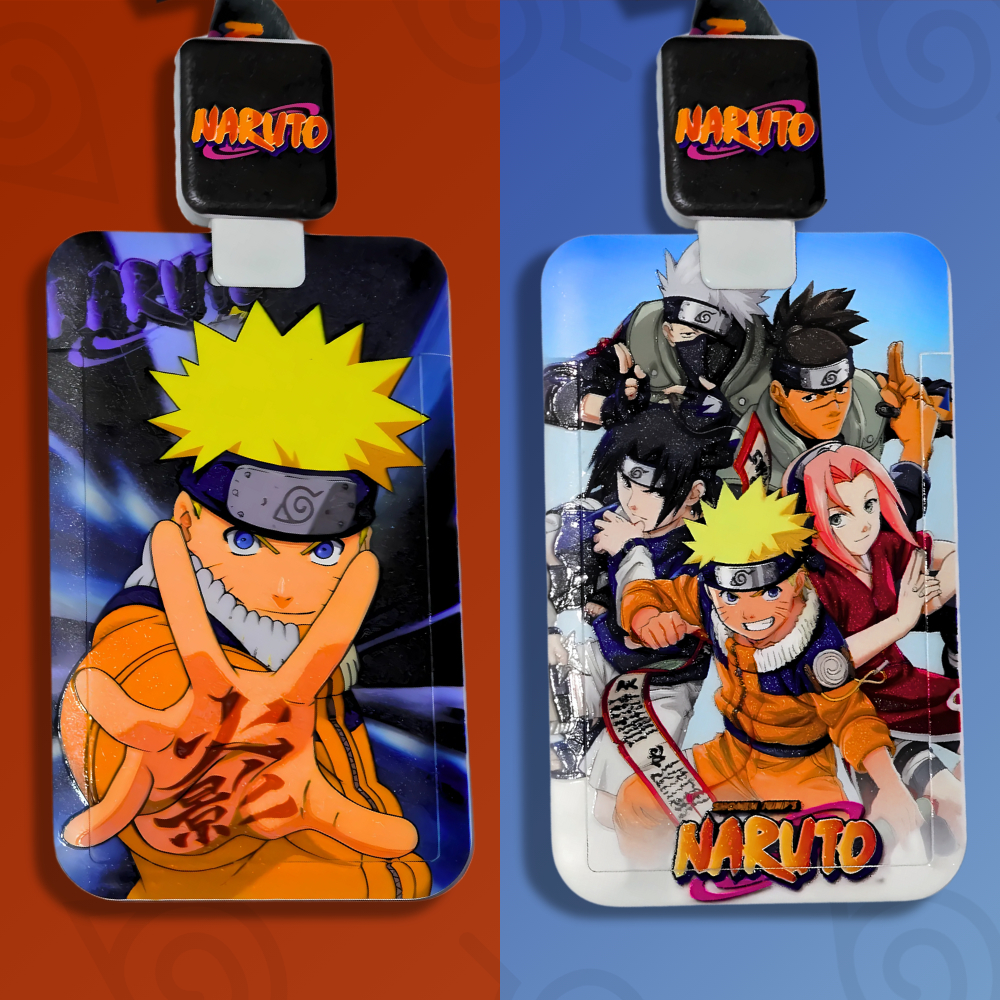 Porta crachá Naruto com Roller Clip – Leve o Espírito Ninja com Você! em Oferta na Shopee