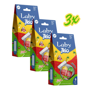 Protetor Solar Labial Laby Trio FPS 8 Chita Lilith e Azedinha Incolor 3 Unidades - ENVIO RÁPIDO 24H em Oferta na Shopee