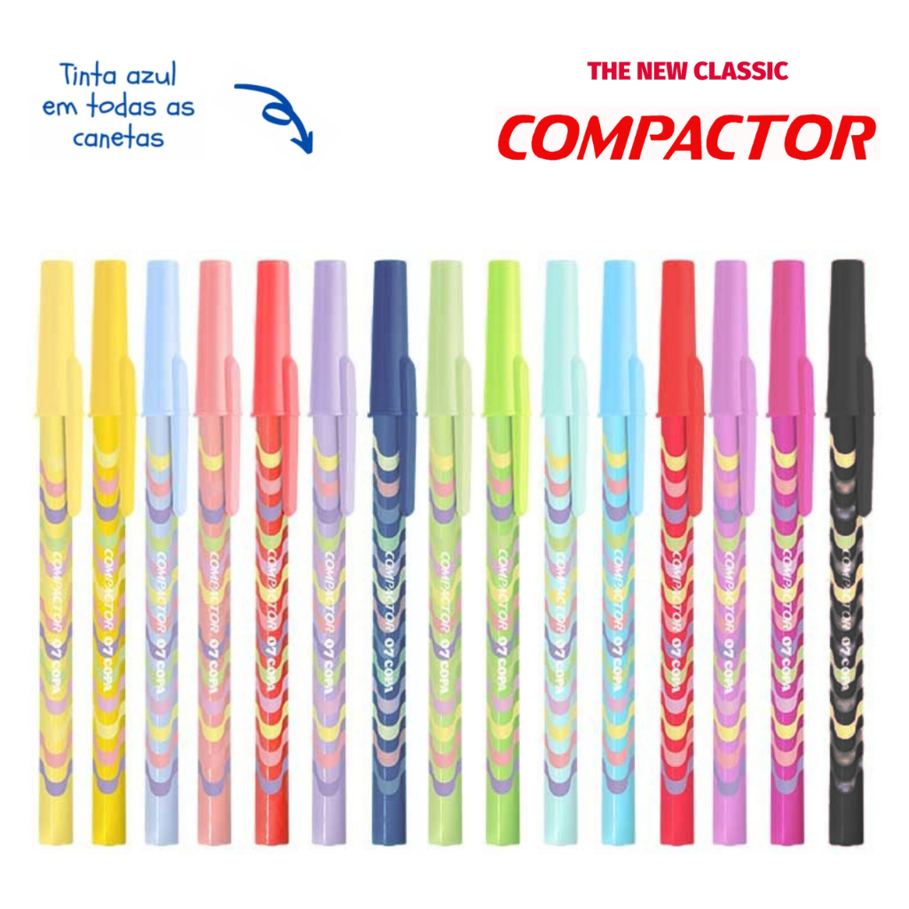 Compactor Caneta Ponta Fina: Onde Comprar | BuscaProdutos
