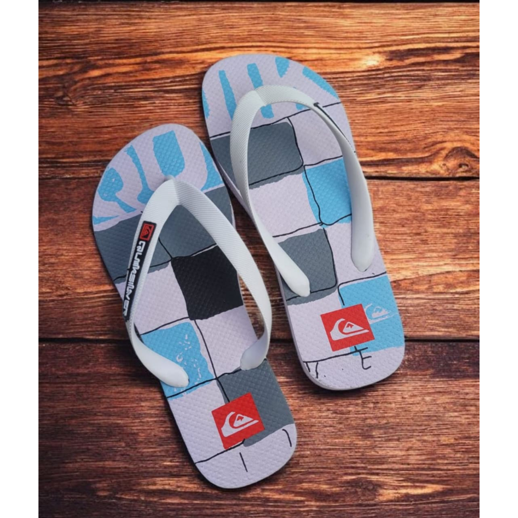 SANDALIA CHINELO QUIKSILVER BRANCO ADULTO - Lançamento top dos top em Oferta na Shopee