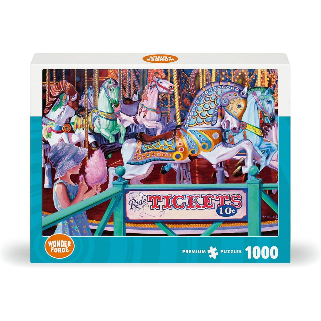Quebra-cabeça 1000pecas Puzzle Importado  Carrossel - Wonder Forge Ravensburger