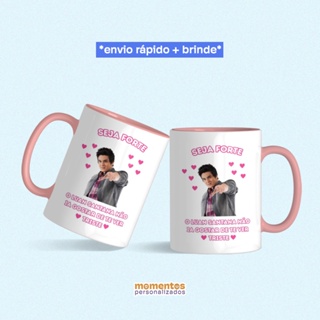 Caneca Ceramica Seja Forte Luan Santana Não Fique Triste Presente Criativo Personalizado (+ brinde) em Oferta na Shopee