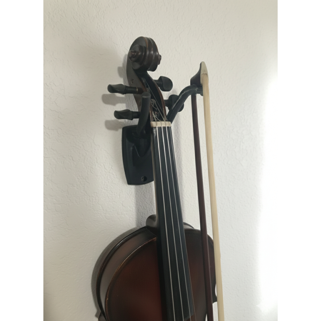Suporte de Parede Premium para Violino e Arco