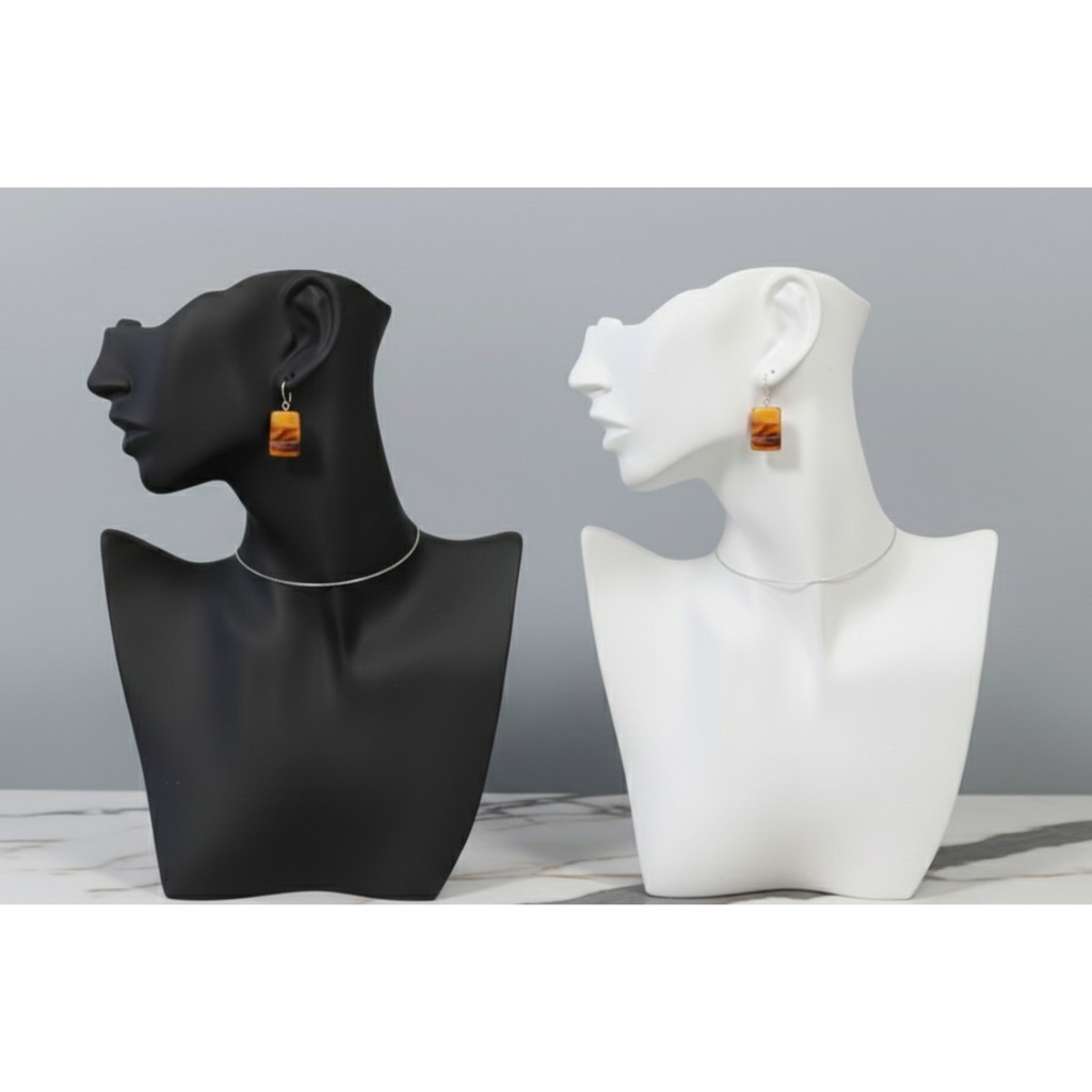 Busto Porta Joias e Brinco – Expositor de Colares e Brinco Profissional em Oferta na Shopee