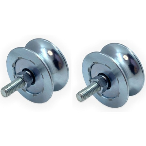 Kit 2 Roldana Aliaço Portão Correr 2 Polegadas (5 cm) Ferro 3/4 (19mm) Com Parafuso